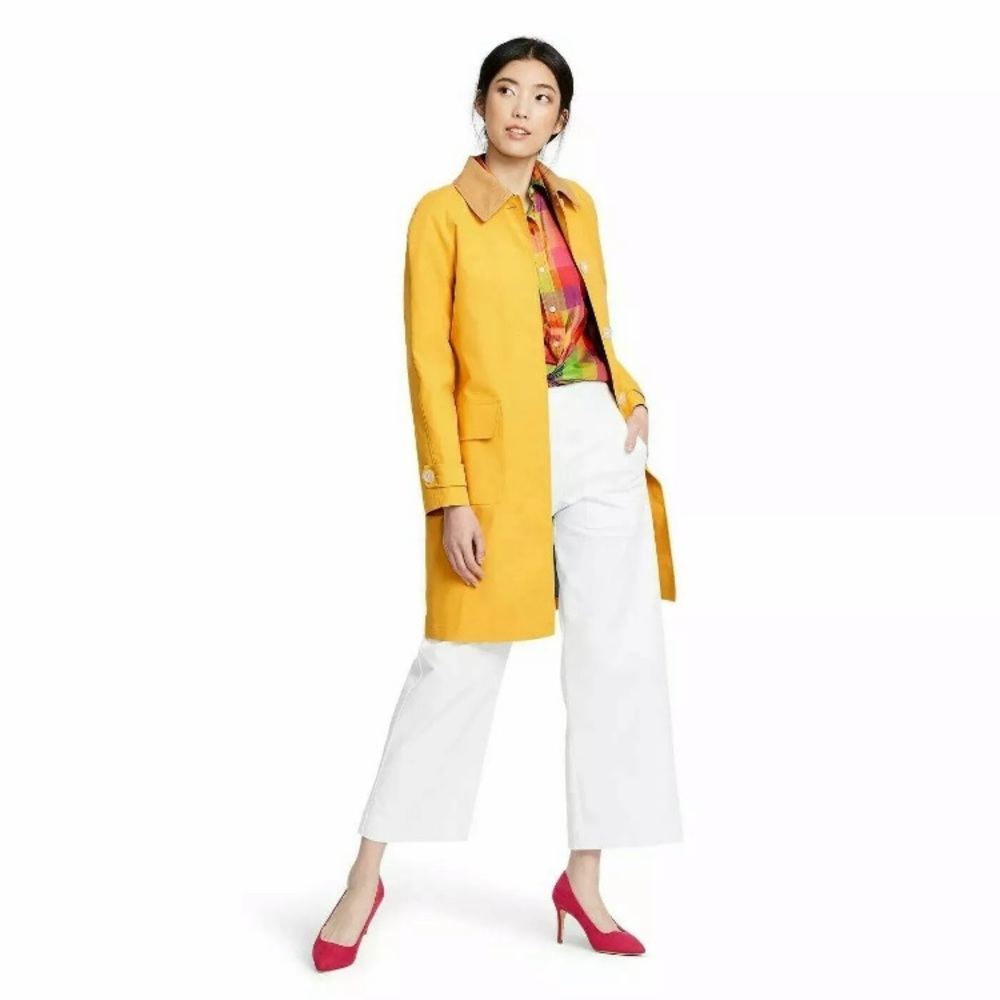 Isaac Mizrahi for Target Yellow Coat NWT
